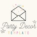 Party Decor Template