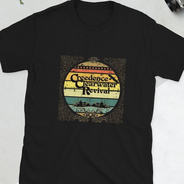 Creedence Clearwater Revival 'Vintage Logo' Camicia raglan da donna UFFICIALE