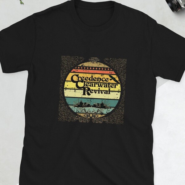 Creedence Clearwater Revival vintage Riverboats Sunset T-shirt