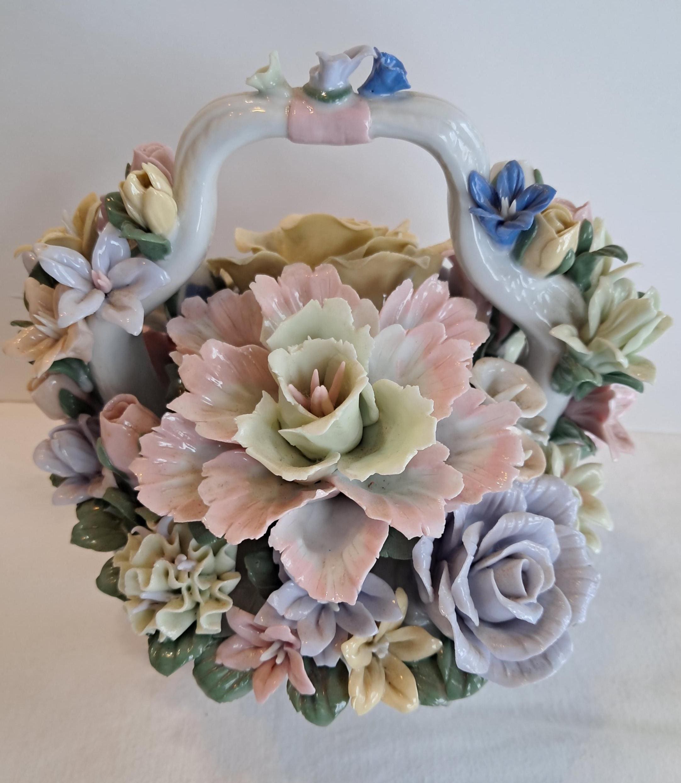 Capodimonte イタリア製 白薔薇 額入り 壁掛け ドイツ購入品 【公式通販】