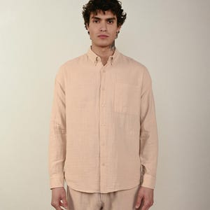 Men&#39;s Linen Shirt, Short sleeves man&#39;s shirt,Linen shirt for men,Linen Clothing For Men,Button down shirt,Classic Linen shirt,Long Sleeve,