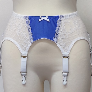 6 strap Mona Lace Garter Belt Size XS-3XL