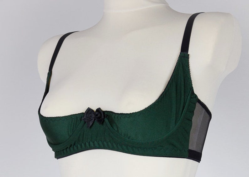 Smooth Shelf Bra GINA Quarter Cup Bra in Many Colors - Etsy