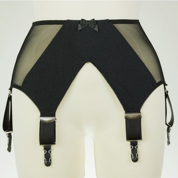 Plus Size Leather Garterbelt