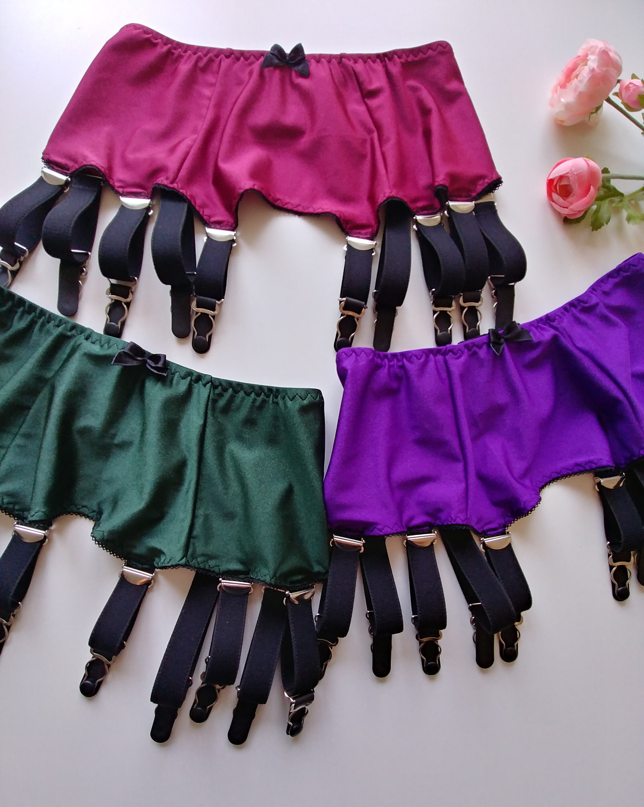 12 strap garter belts