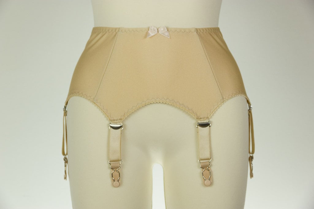 Beige GRETA Nude Retro Style Garter Belt 6 Strap Suspender Belt - Size  XS-4XL - Etsy