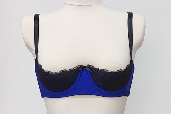 Black Lace Open Cup LUCY Bra With More Colors Available -  Canada