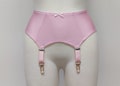 Pink GRETA Classic 4-10 strap Garter Belt Size XS-4XL