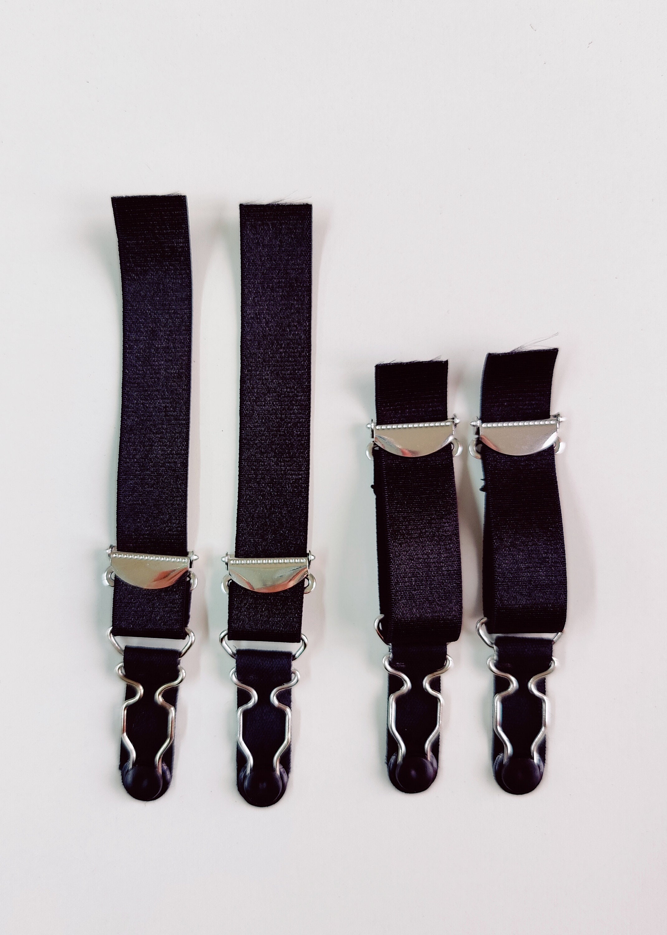 Garter Straps Sew On, Clip On, Hook on Suspender Straps Set of 2 for Stockings With Metal Regulators - Etsy Garter Straps Sew On, Clip On, Hook on Suspender Straps Set of 2 for Stockings With Metal Regulators - Etsy