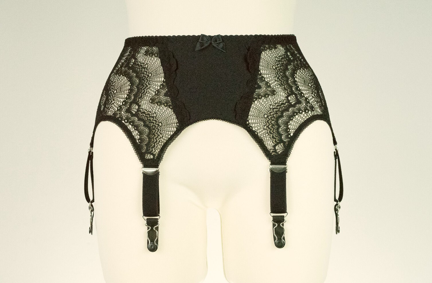 6 strap Lace Garter Belt MONA in Black Beige Red Dark red Etsy.