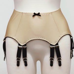 12 strap JOAN Suspender Belt Fetish Garter Belt in many colors Size XS-4XL