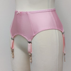 Pink GRETA Classic Garter Belt Size XS-4XL 4