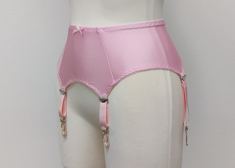 Pink GRETA Classic Garter Belt Size XS-4XL 4