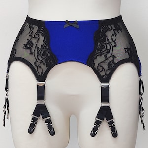 Y-Strap Lace RITA Garter belt V strap Suspender belt Fetish Retro Lingerie Size XS-3XL