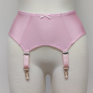 Pink GRETA Classic Garter Belt Size XS-4XL image 1