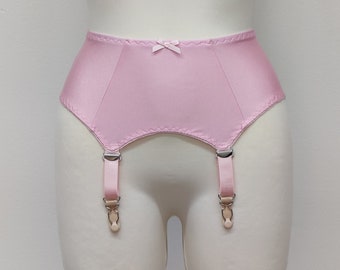 Pink GRETA Classic Garter Belt Size XS-4XL