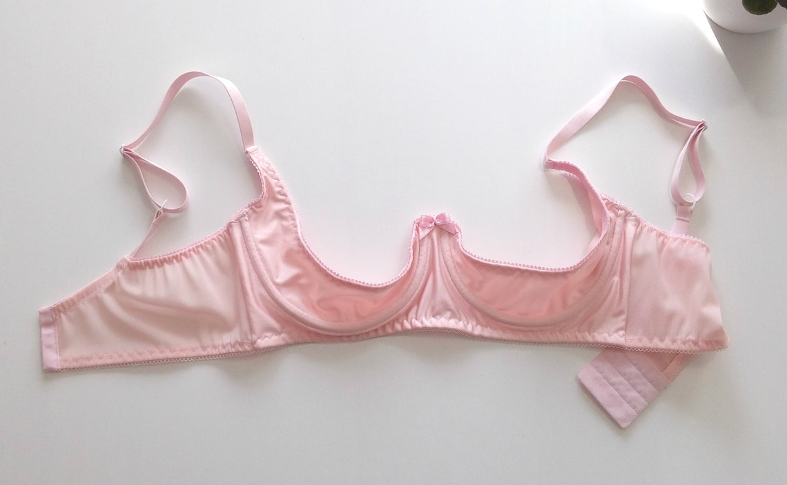 Smooth Shelf Bra GINA Quarter cup bra in many colors Etsy
