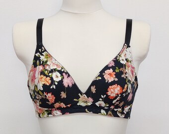 Floral OLIVIA Bralette Triangle Bra