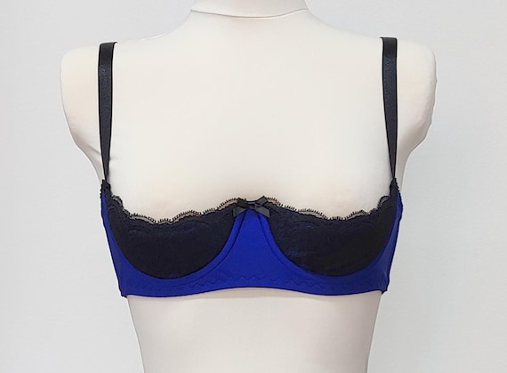 Black Lace Open Cup LUCY Bra With More Colors Available Etsy UK