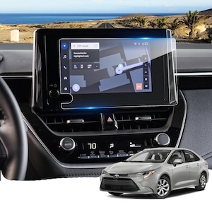 2023 2024 2025 Corolla/Corolla Hybrid Screen Protector for Toyota Corolla (LE/SE/XSE/Hybrid Se) 8-inch Touchscreen, Top graded Tpu Ppf