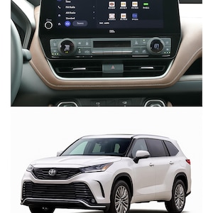 Toyota Grand Highlander 12.3" Display Screen Protector | TPU PPF | Matt Finish | Anti-Glare Scratch-Resistant Display Film | 2024+ SUV Mod