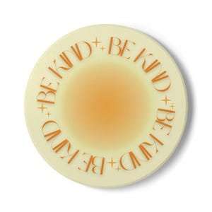 Be Kind Ceramic Coaster - Inspirational Home Decor, Unique Gift, Motivational Coaster, Housewarming Present, Cheerful Gift