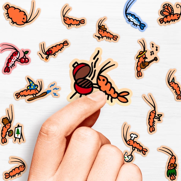 Shrimp Sticker Pack - Stahv's Shrimp