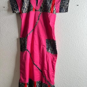 Afrikanisches Midikleid - Standardgröße | Elegant & Bequem | Lebendige Wachsdruck | Ethno-Chic-Stil