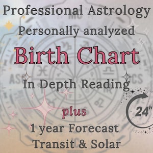 Leitura Astrológica Especial: Leitura Astrológica do Mapa Astral, Leitura Aprofundada do Mapa Natal, Relatório do Mapa Astral, Leitura Astrológica, Previsão Celestial