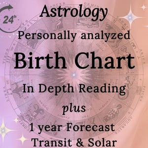 Special Astrology Reading: Birth Chart Astrology Reading, In-Depth Natal Chart Reading,Birth Chart Report,Astrology Reading,Celestial Foreca