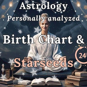 Personalized Birth Chart & Starseed Report: In-Depth Astrology Reading (Digital Download)