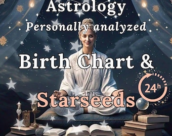 Personalized Birth Chart & Starseed Report: In-Depth Astrology Reading (Digital Download)