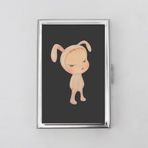 Nara Cigarette Case OR Card Holder - Yoshitomo, Zigarettenetui, Art Cigarette Case, Business Card, ID Holder
