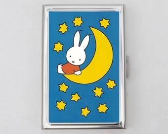 Miffy Cigarette Case OR Card Holder - Miff Vintage Japan Bunny Decor, Miffy Poster, Miffy Png, Cigarette Case, Business Card, ID Holder