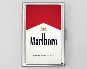 Portasigarette o portacarte - Grafica di sigarette, sigarette americane, portatabacco, portasigarette, biglietti da visita, portadocumenti