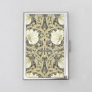 Chrysanthemum Zigaretten Etui ODER Kartenhalter - Florales Design, Blumen, William Morris, Mohnblumen, Zigarettenetui, Visitenkarte, Ausweishalter
