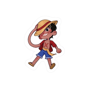 Autocollant Luffy