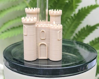 Sandcastle Straw Topper | 3D Printed Straw Toppers | PLA | Holiday and Seasonal Drink Accessories | Cute Reusable Cup Decor | Stanley Cup