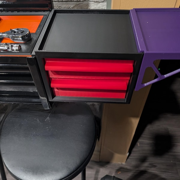 6" side cabinet and shelf made for US GENERAL mini tool box