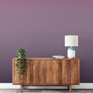 Plum Ombre Wallpaper - Peel and Stick Wallpaper - Home Decor Wallpaper - WW1836