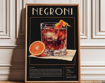Stampa Negroni vintage