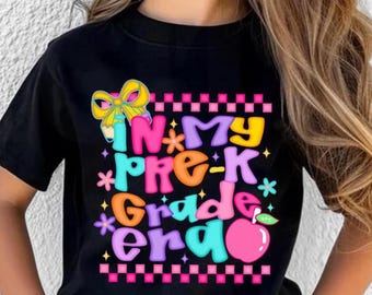 Preppy Back To School PNG Bundle: School Grade Graphics (Digital Download