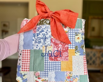 Personalized Quilted Book and Bible Cover