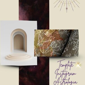 70 Templates Instagram Astrologia - Post Spirituali per il tuo Brand Mistico