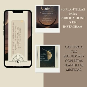 30 Astrology Plants editable on Canva - Spiritual Posts for Instagram