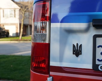 3D Printed Ukrainian Trident Magnet | Tryzub Emblem, Patriotic Decor