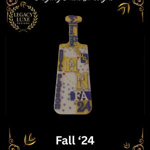 Custom Greek 15 inch Paddle | Legacy Luxe Designs