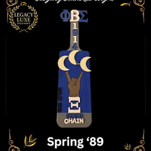 Handcrafted D9 Paddle | Spring/Fall Crossing Gift | Legacy Luxe Designs
