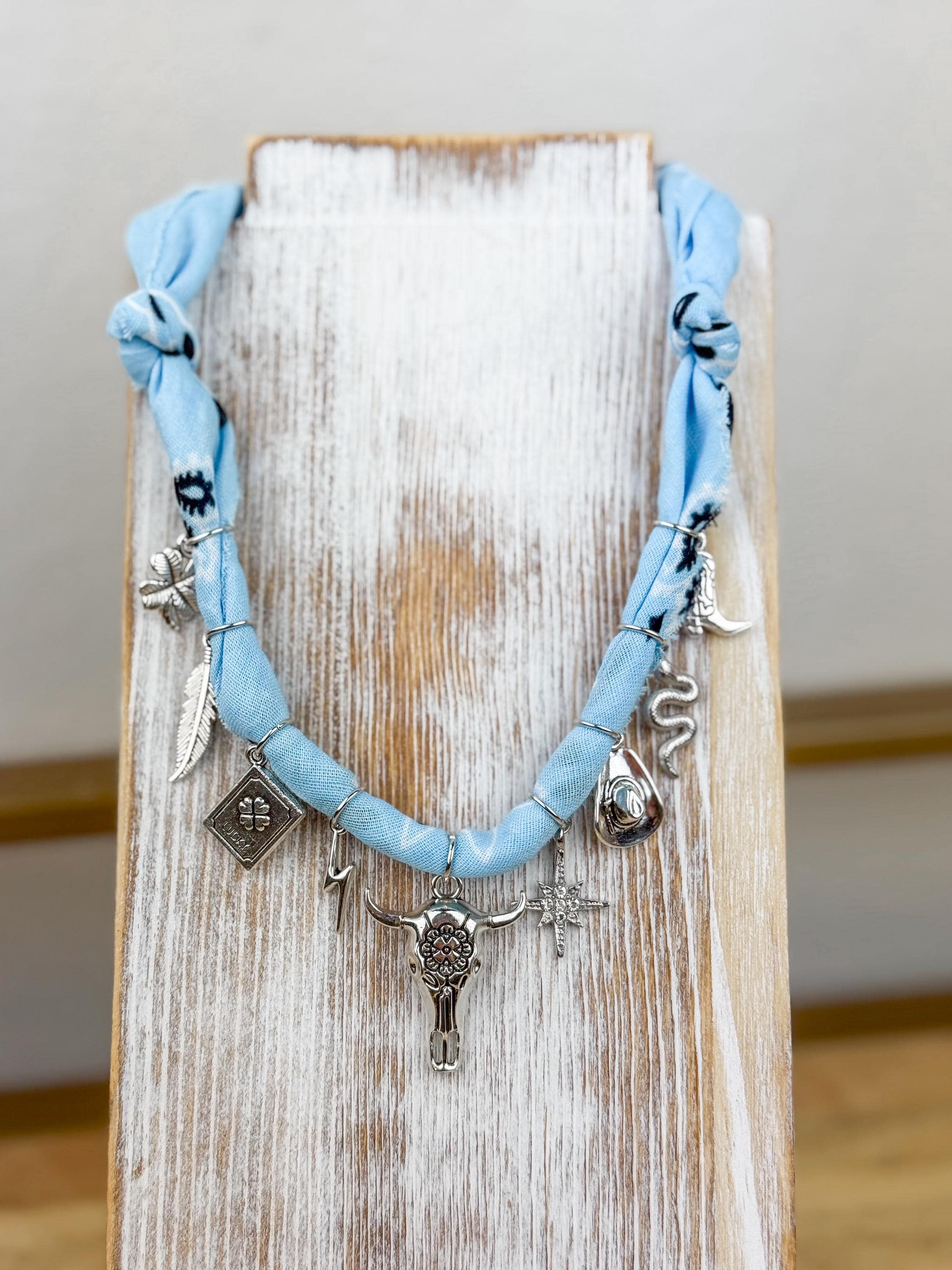 Bandana Charm Necklace