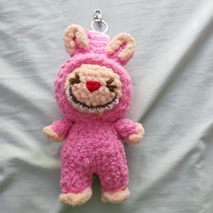 Labubu crochet , amigurumi monster, bunny doll, plushie